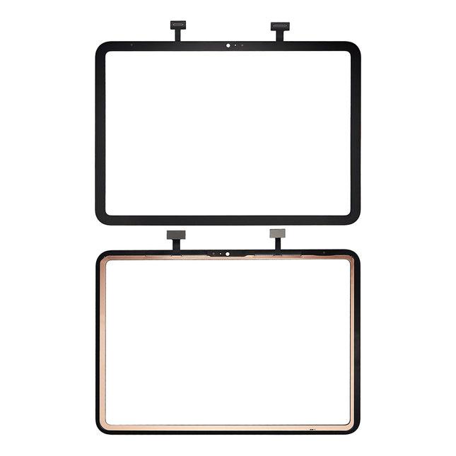 For iPad 10  (  2022  )     |   Touch   |   Digitizer with sticker and camera bracket   |   Black  (  Aftermarket Plus  )
