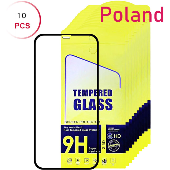For iPhone 13 Mini|Tempered glass|Black(9D full cover)/10pcs***PL Warehouse***