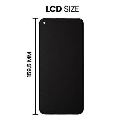 For Samsung Galaxy A11 A115F,A115F/DS,A115M,A115M/DS, LCD Assembly With Frame (159.5mm Version) Black (Refurbished)***DE Warehouse***(SKU:1531183)