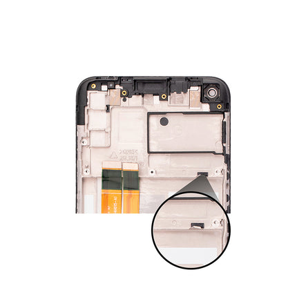 For Samsung Galaxy A11 A115F,A115F/DS,A115M,A115M/DS, LCD Assembly With Frame (159.5mm Version) Black (Refurbished)***DE Warehouse***(SKU:1531183)