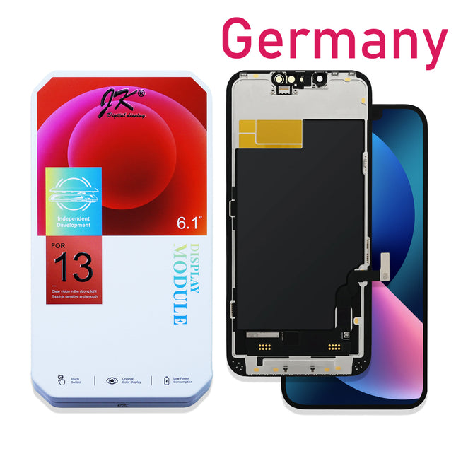 JK * For iPhone 13 | LCD Assembly | Incell | IC Removable | Black ***DE warehouse***