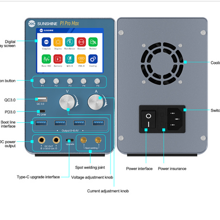 SUNSHINE P1 PRO MAX SMART REGULATED POWER SUPPLY P1-PRO-MAX(SKU:1555261)