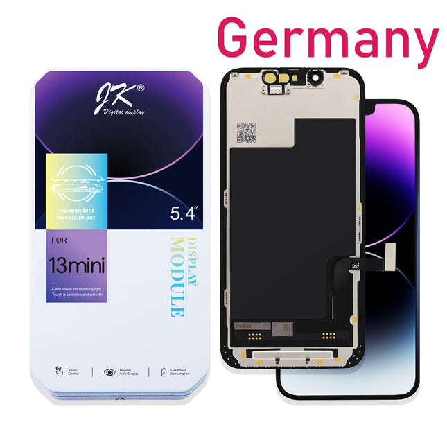 JK * For iPhone 13 mini LCD Assembly Incell IC Removable Black ***DE warehouse*** (SKU:1554258)