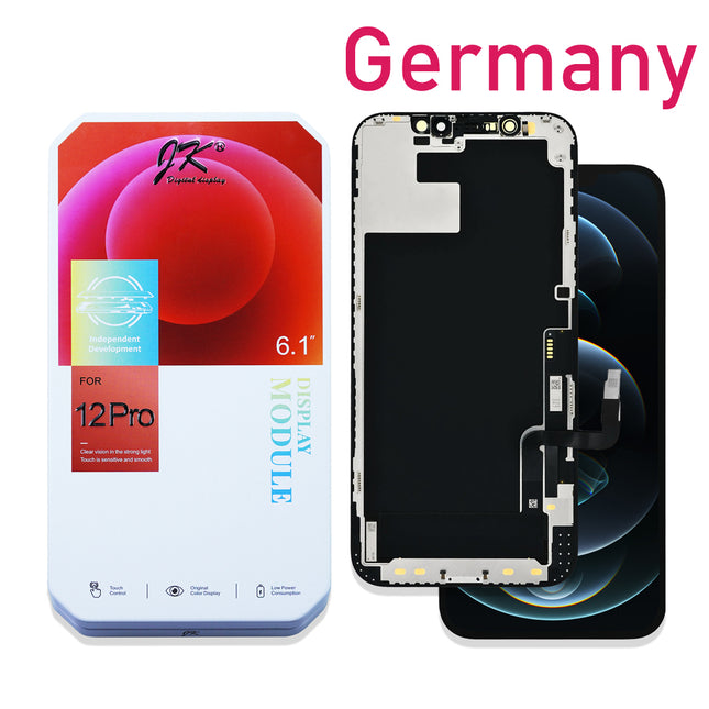 JK * For iPhone 12 / 12 Pro | LCD Assembly | Incell | IC Removable | Black ***DE warehouse***