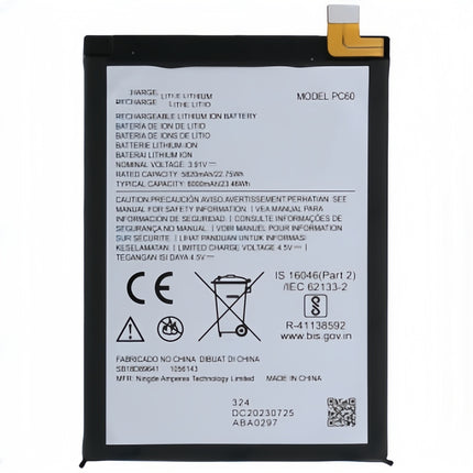 For Motorola G54 5G / XT2343-3 Battery 5000mAh (Premium OEM) (SKU:1563803)
