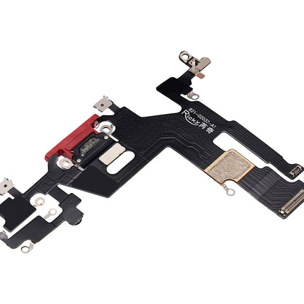 For iPhone 11 Charge Port Flex Cabe Red(Aftermarket Plus)(SKU:1369558)