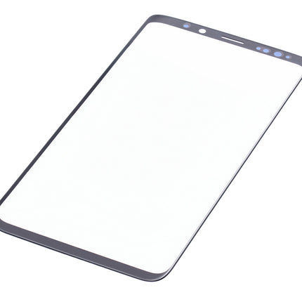 For Samsung Galaxy S9 Plus / G965 front glass lens With OCA Black (Aftermarket Plus)***DE Warehouse***(SKU:1507063)