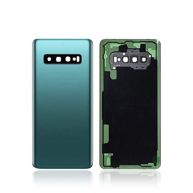 For Samsung Galaxy S10+/G975 | Back Cover With Camera Cover(No Logo) | Green(Aftermarket Plus)