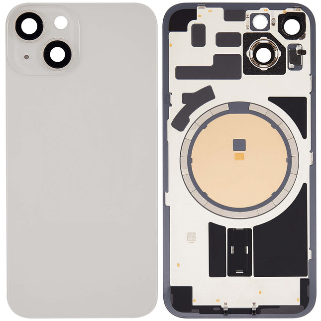 For iPhone 14 Lens for back cover With bracket and back camera lens / Magnetic | White (Aftermarket Plus)