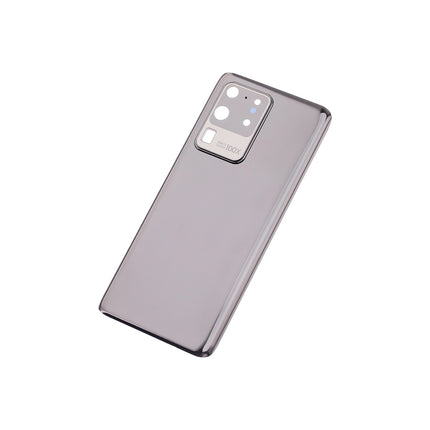 For Samsung Galaxy S20 Ultra Back Cover With Camera Cover(No Logo) Black(Aftermarket Plus)(SKU:1337149)