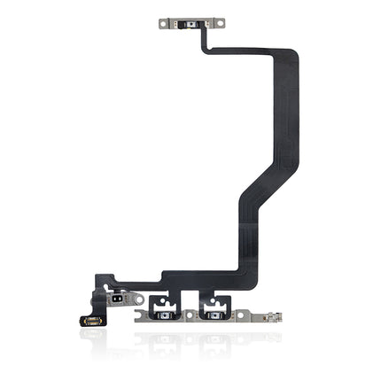 For iPhone 12 Pro max Volume On/Off Flex Cable With Clip (Aftermarket Plus)(SKU:1453265)
