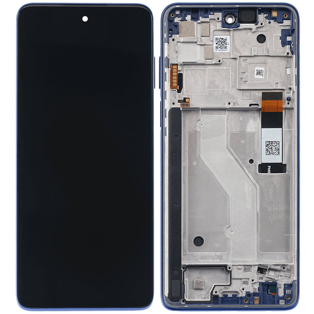 For Motorola G Stylus 2022 LCD assembly with Frame/XT2211/4G Blue (SKU:1565273)