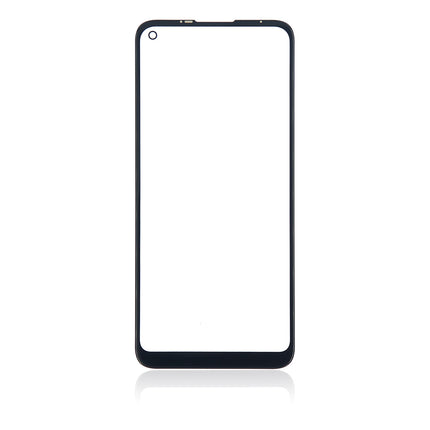 For Motorola G8 Front Glass/Lens Black(Aftermarket Plus)(SKU:1474629)