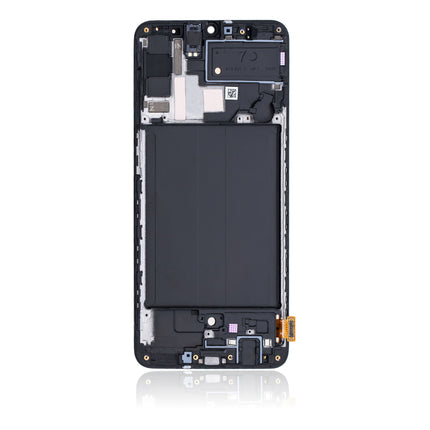 For Samsung Galaxy A70/A705 4G / OLED assembly With frame / black  (Refurbished)(SKU:1134927)
