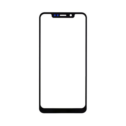 For Motorola One/P30 Play Front Glass Lens With OCA Black(Aftermarket Plus)(SKU:1494500)