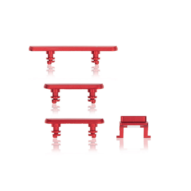 For iPhone XR | Side Key/3pcs | Red(Premium OEM)