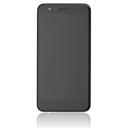 For LG K30 2018/X410TK LCD Assembly with Frame Black(Refurbished)(SKU:1483110)