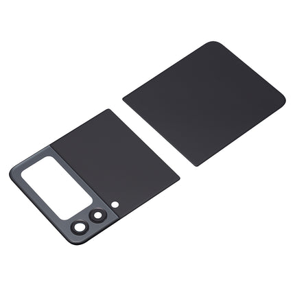 For Samsung Galaxy Z Flip3 5G Back Cover With Camera Cover Phantom Black (Aftermarket Plus)(SKU:1507472)