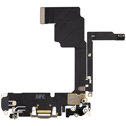 For iPhone 15 Pro Charge Port Flex Cable Gray (Premium OEM)(SKU:1531107)