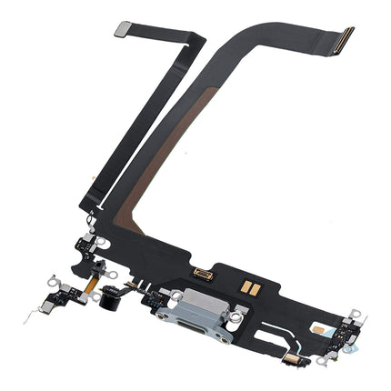 For iPhone 13 pro max Charge Port Flex Cabe Silver(Premium OEM)(SKU:1478622)