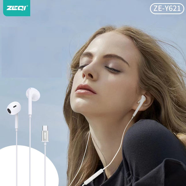 Zeqi ZE- Y621 Handsfree|Type-C/Digital chip/Lenth of 1.2m HiFi