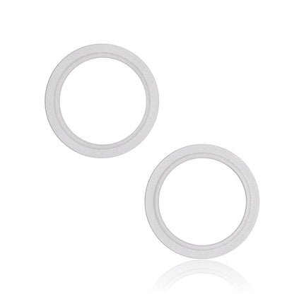 For iPhone 13 Back camera ring/2pcs White(Premium OEM)(SKU:1478664)