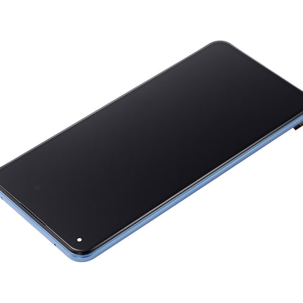 For xiaomi 11 Lite/Xiaomi 11 Lite 5G OLED assembly With Frame Blue(Premium OEM)(SKU:1477100)