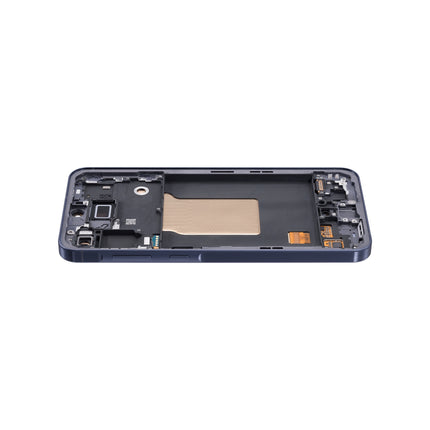 For Samsung Galaxy A55 5G Navy / A556 OLED assembly With frame / black  (Premium OEM)(SKU:1557871)