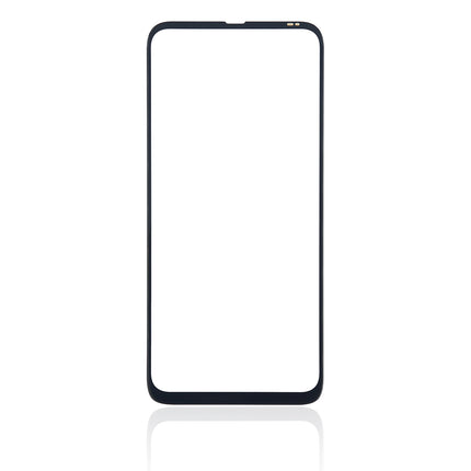 For Motorola One Fusion+ | Front Glass Lens With OCA | Black(Aftermarket Plus)