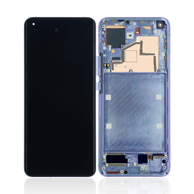 For xiaomi 11 | LCD Assembly With Frame | Purple(Refurbished)