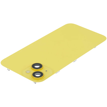 For iPhone 14 Lens for back cover With bracket and back camera lens / Magnetic Yellow (Aftermarket Plus)(SKU:1506291)