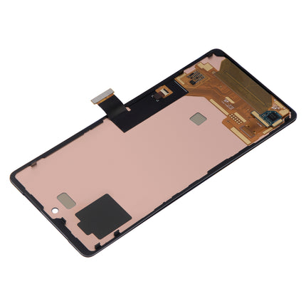 For Google Pixel 7 / OLED assembly With frame / black  (Premium OEM)(SKU:1501567)