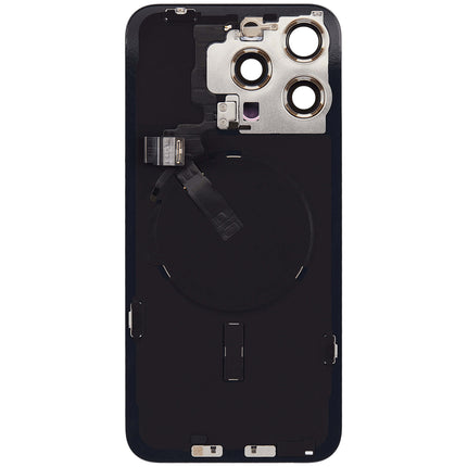 For iPhone 15 Pro Max Lens for back cover With bracket and back camera lens / Magnetic White (Aftermarket Plus)(SKU:1555168)