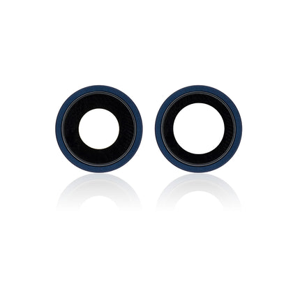For iPhone 12 Mini Camera Lens With Frame/Sticker Blue(Premium OEM)(SKU:1430911)