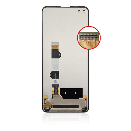 For Motorola G100/XT2125 LCD Assembly Black(Refurbished)(SKU:1480482)
