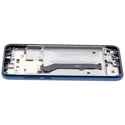 For Motorola E 2020 LCD assembly With Frame/XT2052 Blue (SKU:1565311)