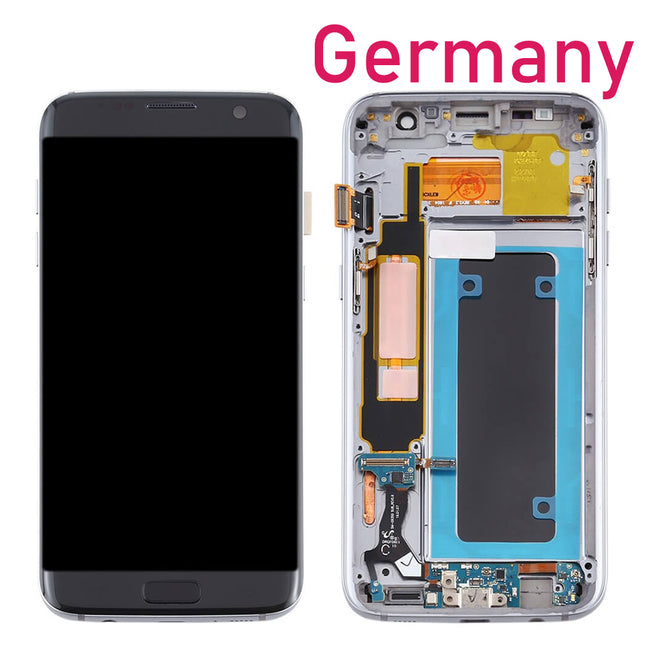 For Samsung Galaxy S7 Edge/G935 OLED Assembly With Frame / F version Black (Refurbished)***DE Warehouse***(SKU:1530847)