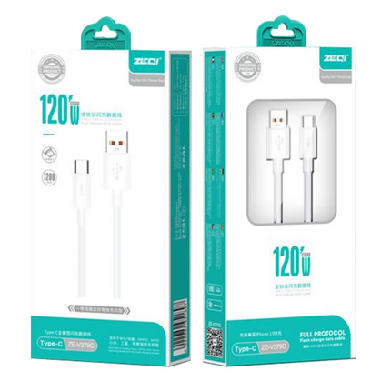 zeqi ZE-V379C-C 120W Type C to Type C Fast Charge Cable / 1.2M / Compatiable for iPhone 15(SKU:1554004)