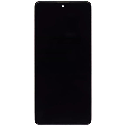 For Xiaomi Redmi Note 12 Pro 4G OLED assembly With Frame Black (Refurbished)(SKU:1528920)