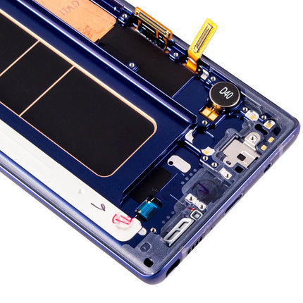 For Samsung Galaxy Note 9/N960 OLED assembly With Frame Blue(Refurbished)(SKU:1113410)