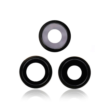 For iPhone 12 Pro Camera Lens With Frame/Sticker Black(Premium OEM)(SKU:1430913)