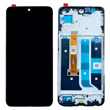 For Realme Realme 11 5G LCD Assembly With Frame | Black (Refurbished)