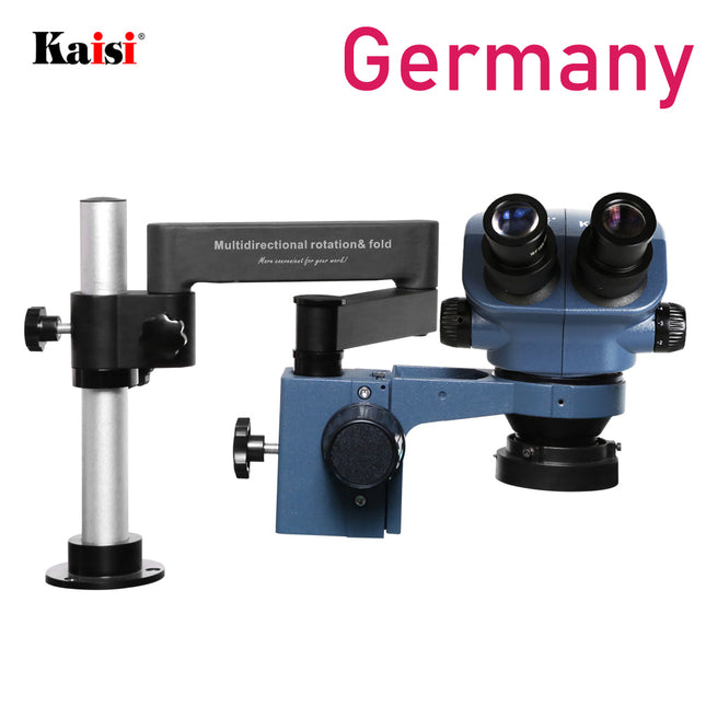 Kaisi 7050 Binocular 7X-50X Mobile Phone Motherboard IC Chip Repair Microscope With Adjustable Arm Support 360¡ã Free Rotation ***DE Warehouse***