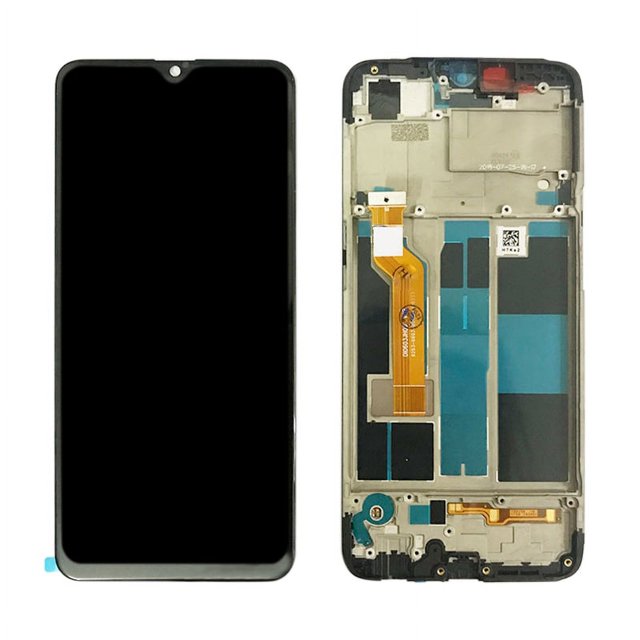 For OPPO F9 Pro | LCD Assembly With Frame | Black(Refurbished)