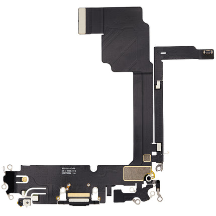 For iPhone 15 Pro Max Charge Port Flex Cable Black (Premium OEM)(SKU:1531101)