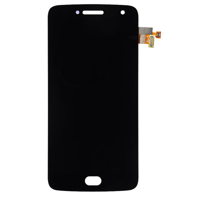 For Motorola G5 Plus LCD Assembly(No Logo) Black(Refurbished)(SKU:1463856)