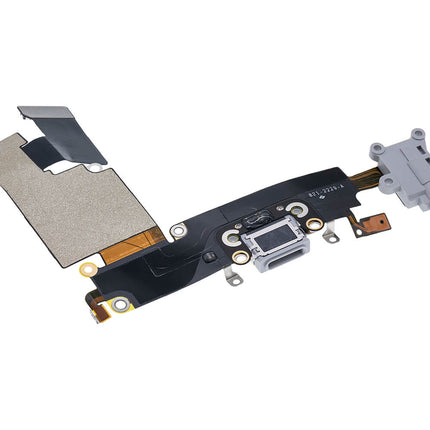 For iPhone 6 Plus Charge Port Flex Cable/Earphone Flex Cable White(Premium OEM)(SKU:1480220)