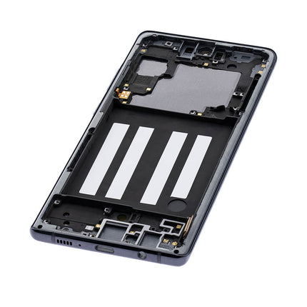 For Samsung Galaxy A71 5G/A716 LCD Assembly OLED With Frame/F version Black(Aftermarket Plus)(SKU:1507566)