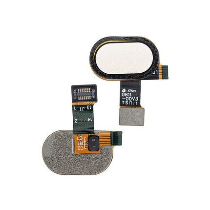 For Motorola E4 Plus Home Button Flex Cable White(Premium OEM)(SKU:1451664)