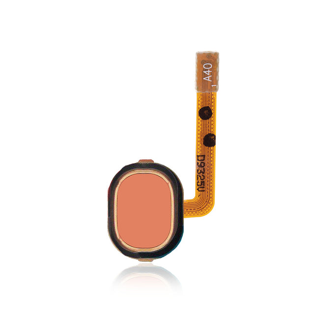 For Samsung Galaxy A20/A205 | Finger Print Sensor Flex Cable | Orange(Premium OEM)